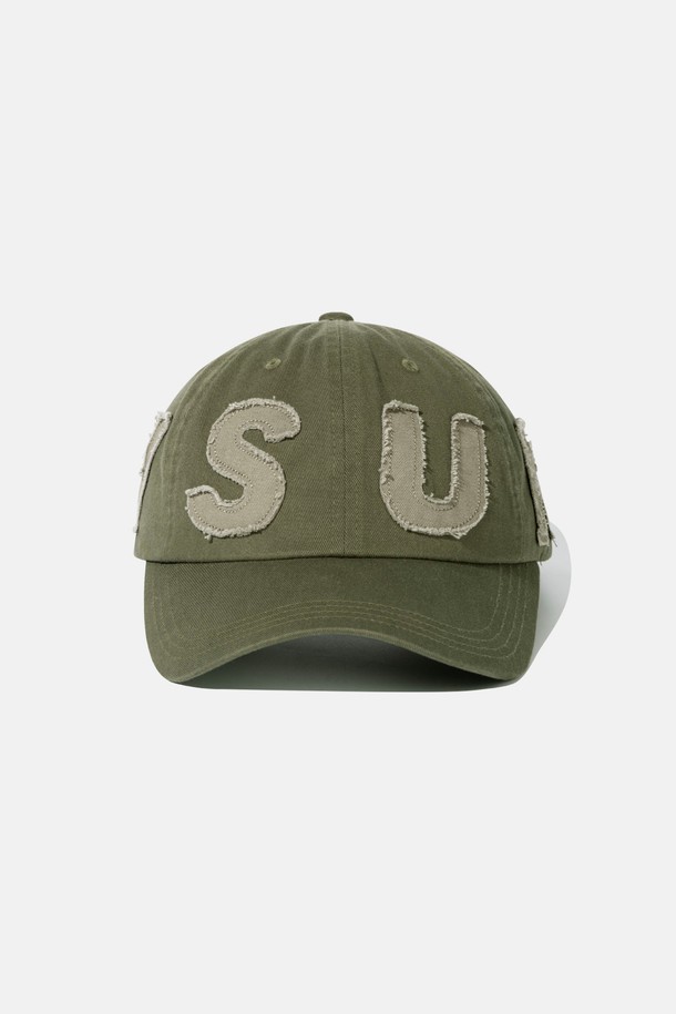 SUNLOVE - 모자 - Cut Off Capital Cap Olive