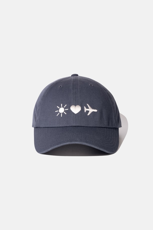 SUNLOVE - 모자 - Emoji Cap Navy