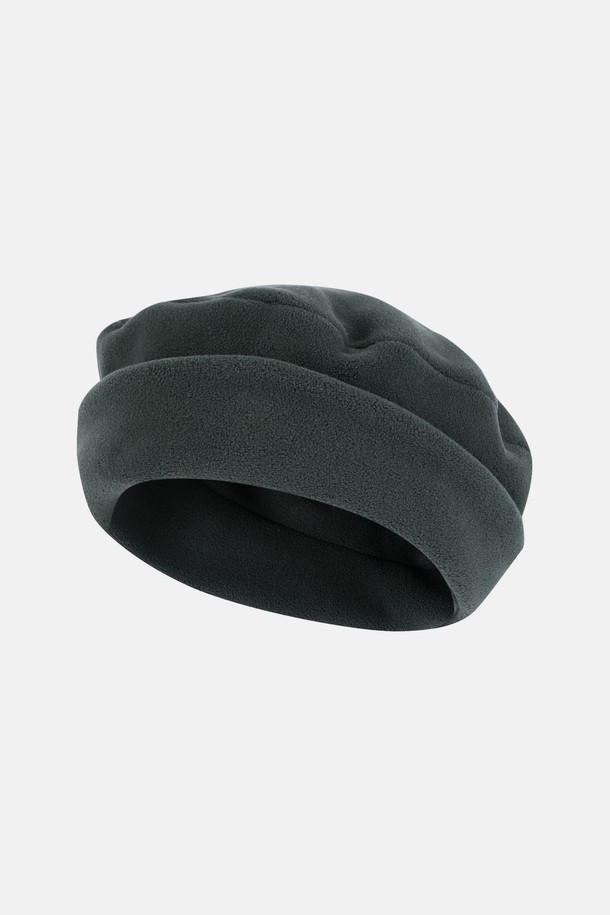 SUNLOVE - 모자 - Fleece Roll Hat Charcoal