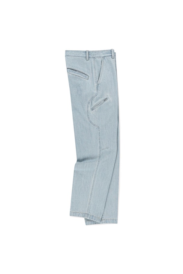 SUNLOVE - 데님 - Right Aero Denim Pants Light Blue