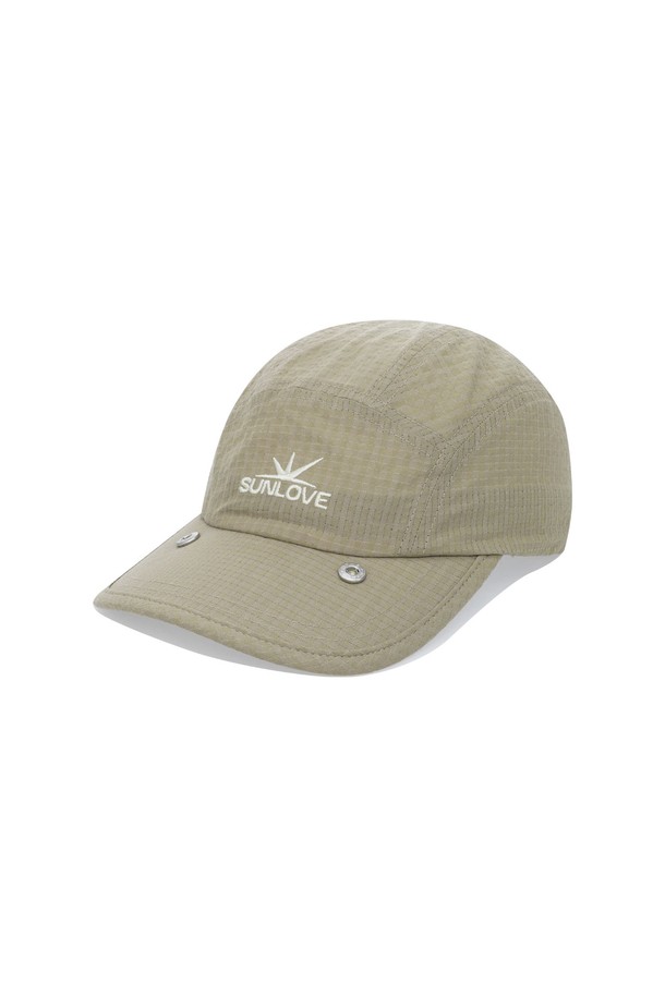 SUNLOVE - 모자 - Grid Breath Hybrid Cap Khaki