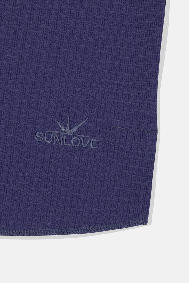 SUNLOVE - 긴팔티셔츠 - Polartec Waffle L/S Tee Navy