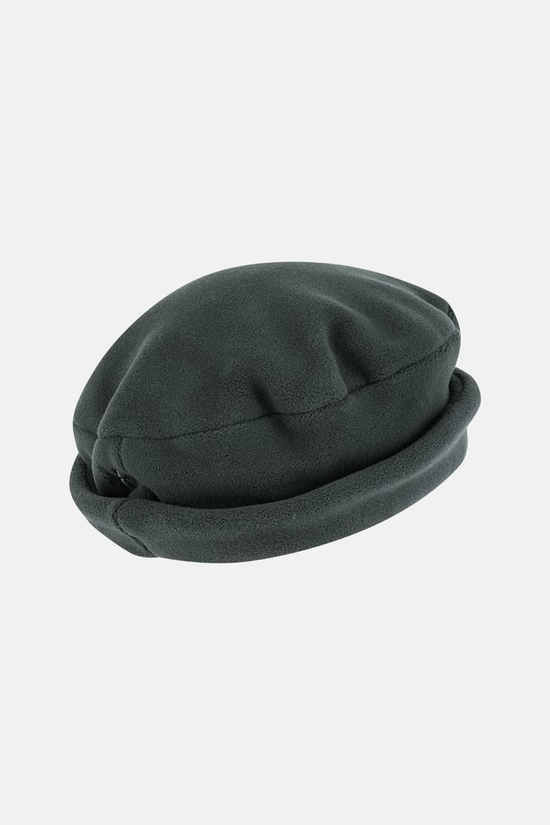 SUNLOVE - 모자 - Fleece Roll Hat Charcoal