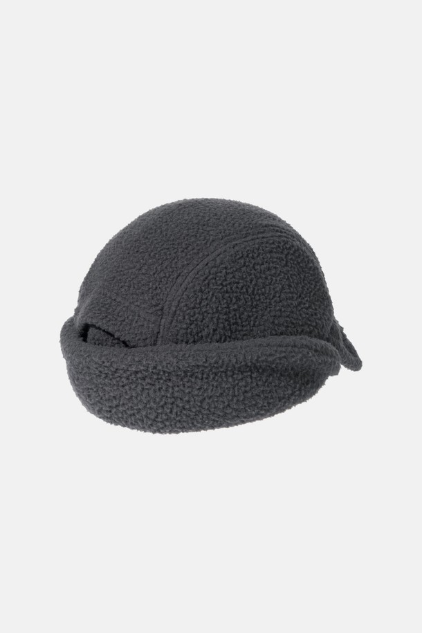 SUNLOVE - 모자 - Pile Fleece Earflap Cap Charcoal