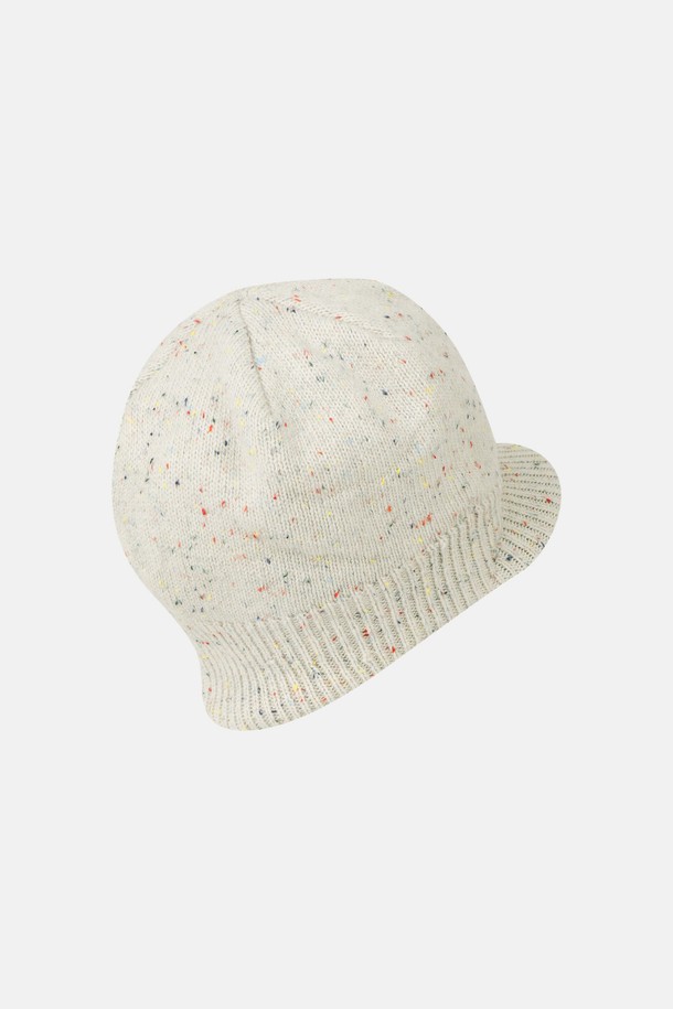 SUNLOVE - 모자 - Speckle Visor Beanie Ivory