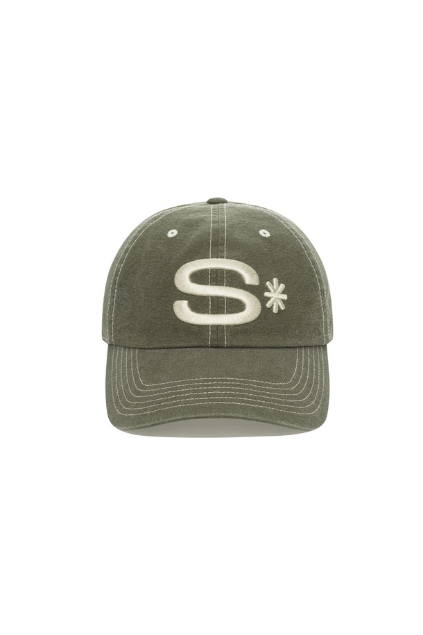 SUNLOVE - 모자 - S Flare Cap Olive