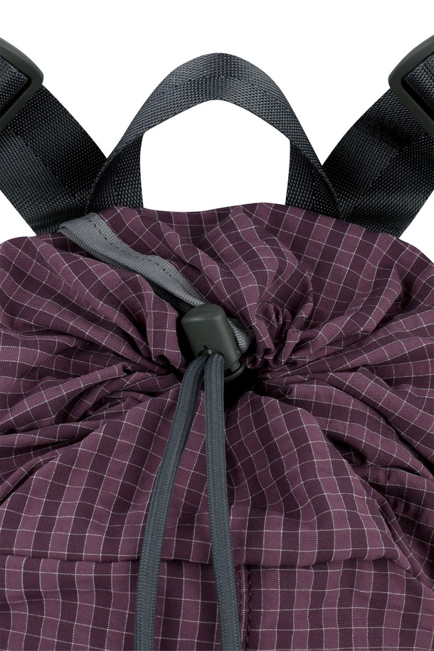 SUNLOVE - 백팩 - Tourer Gym Sack Purple Grid