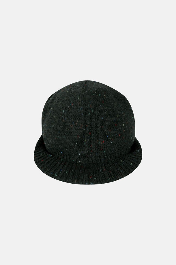 SUNLOVE - 모자 - Speckle Visor Beanie Charcoal