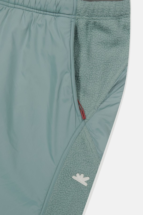 SUNLOVE - 캐주얼팬츠 - Pile Fleece Pants Light Teal