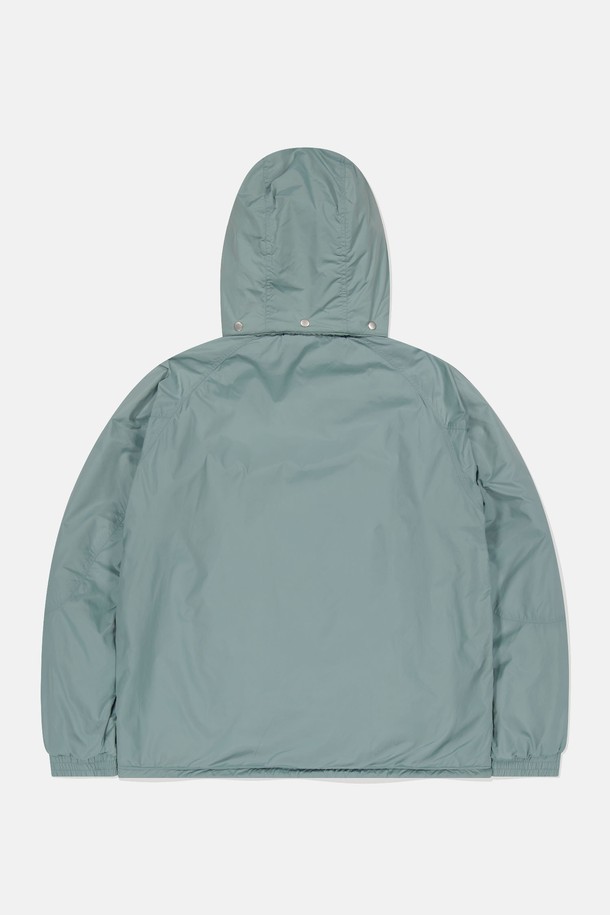 SUNLOVE - 블루종/점퍼 - Reversible Pile Fleece Jacket Light Teal