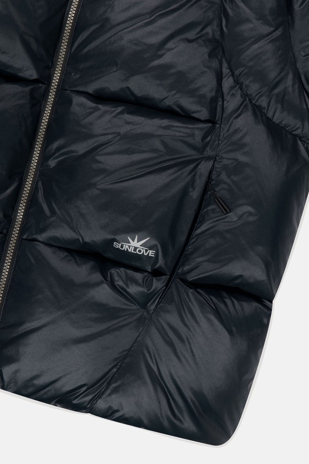 SUNLOVE - 다운/패딩 - Toray Slice Down Jacket Black