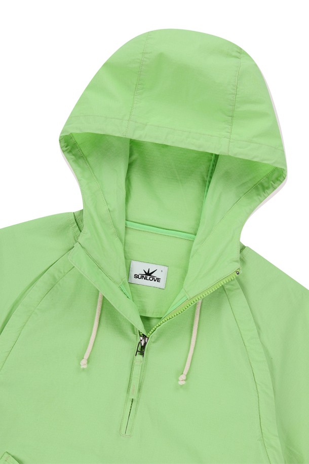 SUNLOVE - 아노락/바람막이 - 2Way Field Anorak Jacket Green