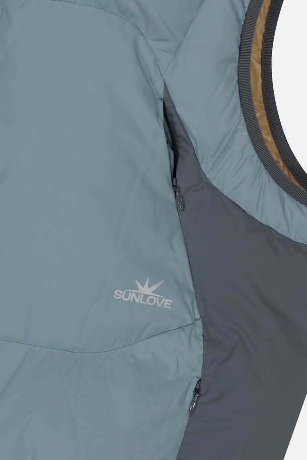 SUNLOVE - 다운/패딩 - Turbo Reversible Down Vest Blue