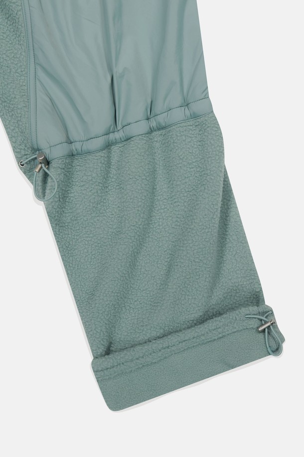 SUNLOVE - 캐주얼팬츠 - Pile Fleece Pants Light Teal