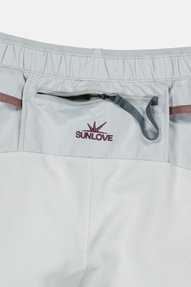 SUNLOVE - 하프팬츠 - Pace-up Shorts Grey