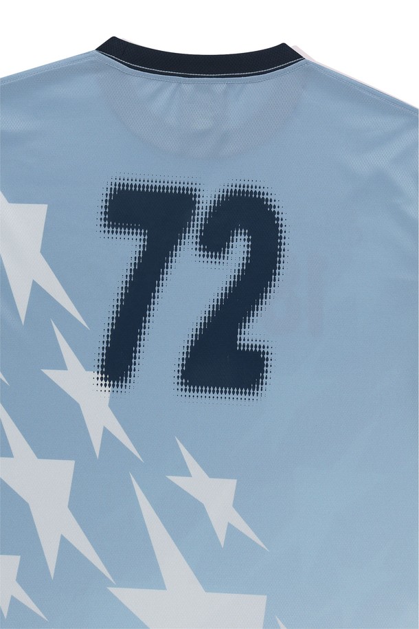 SUNLOVE - 반팔티셔츠 - Stars Jersey Tee Light Blue