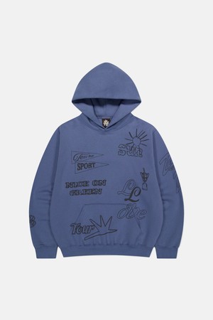 Stencil Hoodie Violet