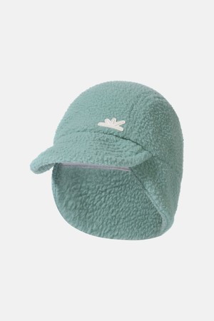 Pile Fleece Earflap Cap Light Teal