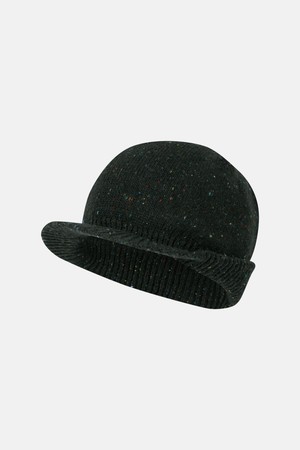 Speckle Visor Beanie Charcoal