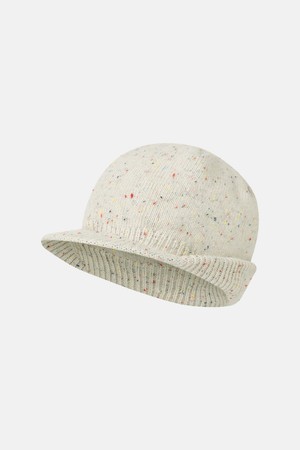 Speckle Visor Beanie Ivory