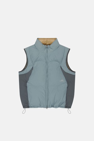 Turbo Reversible Down Vest Blue