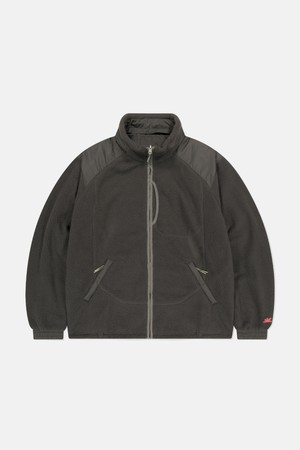 Reversible Pile Fleece Jacket Charcoal