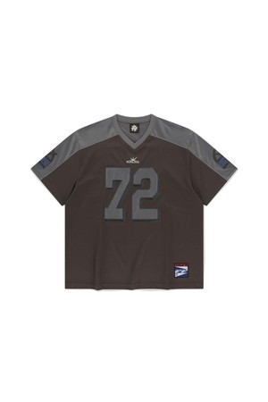 SUN Sport Mesh Tee Brown