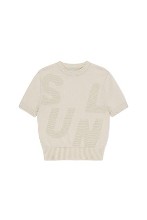 Capital S/S Sweater Ivory