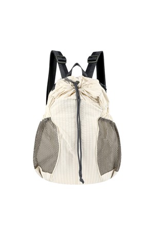 Tourer Gym Sack Ivory Grid