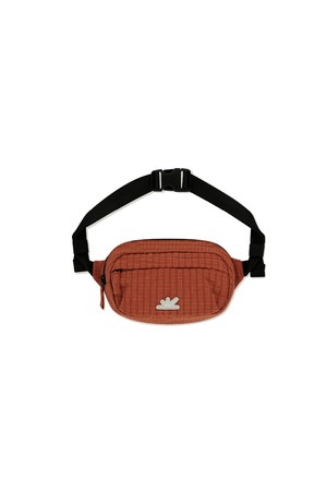 Pebble Waist Pack Orange Grid