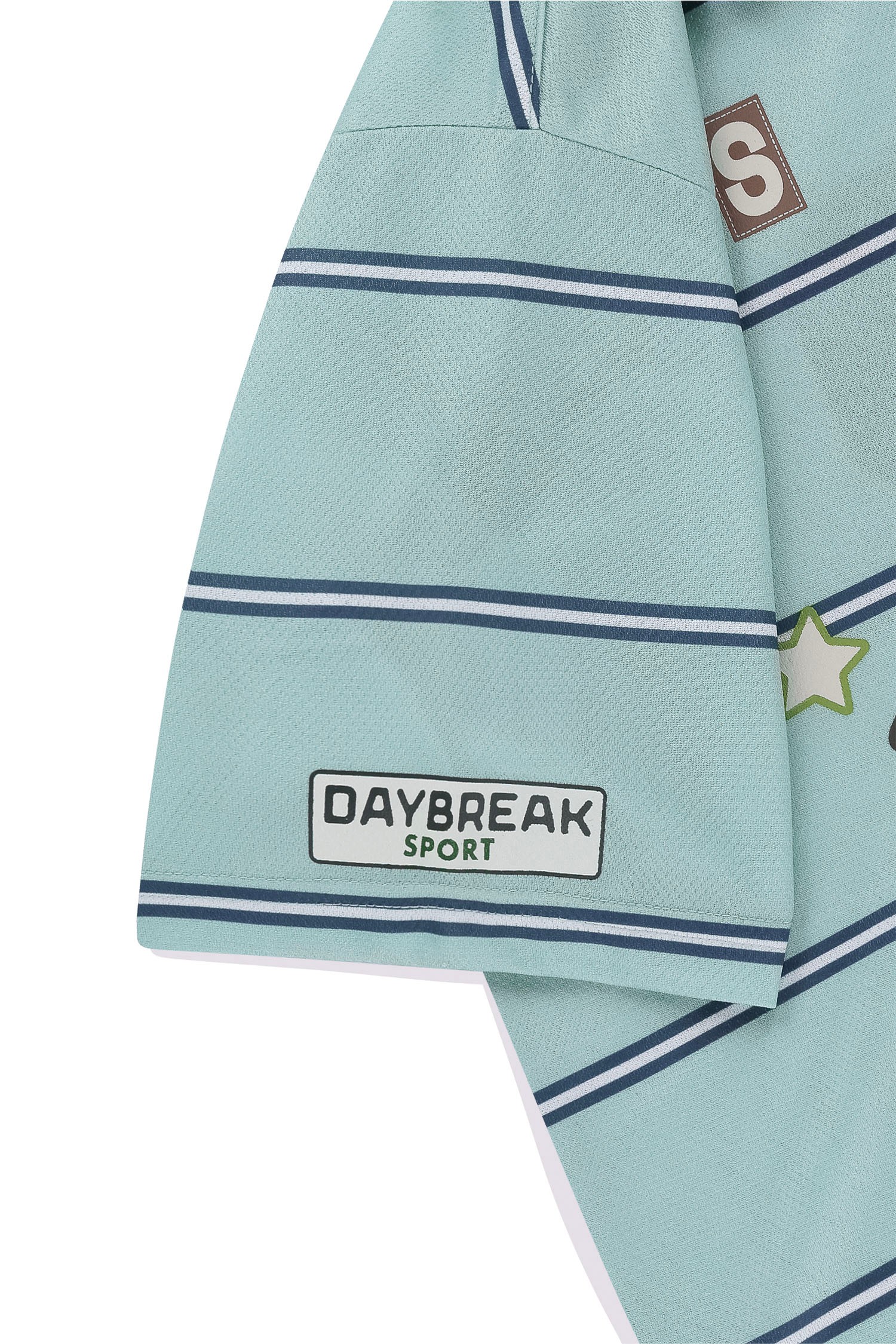 SUNLOVE] Striped Tour Golf Jersey Mint