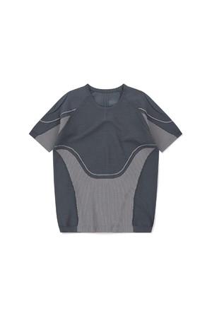 Engineered Knit Tee Purple