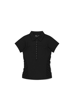 W Polartec Delta FlexAir Polo Black