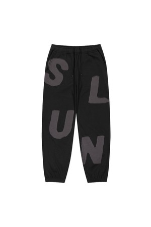 Capital Brushed Sweatpants Black