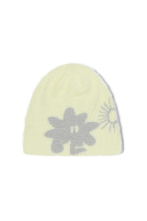 Cali Shaggy Beanie Yellow