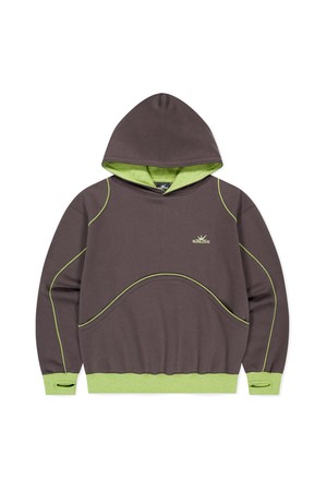 Crescent Brushed Hoodie Charcoal