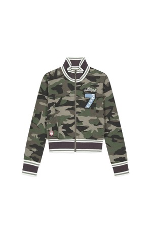 W Patch Track Jacket Camo