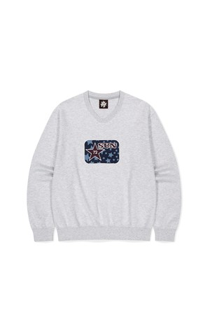 Star V Sweat Heather Grey