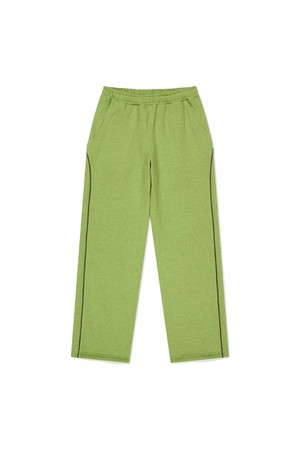 Crescent Brushed Sweatpants Heather Lime
