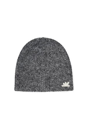 Heather Boucle Beanie Charcoal