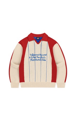 Script Knit Jersey Ivory