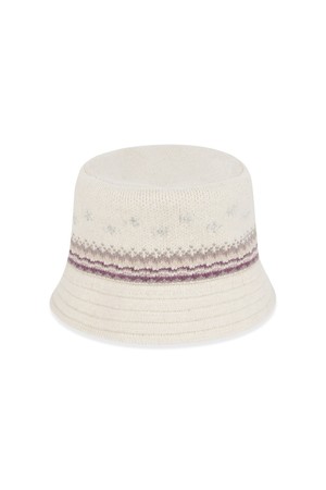 Knit Bucket Hat Ivory