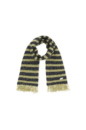 Merry Stripe Muffler Olive