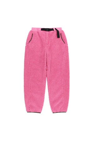Kumo Sherpa Fleece Pants Heather Pink