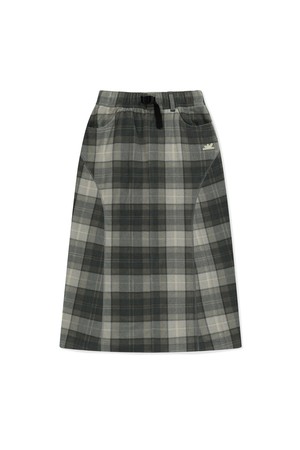 Fleece Long Skirt Grey