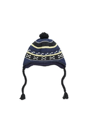 Tassel Beanie Navy
