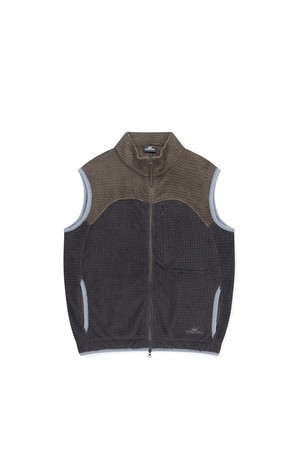 Polartec Alpha Zip Up Vest Charcoal