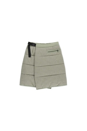 Flannel Insulated Lap Skirt Mint