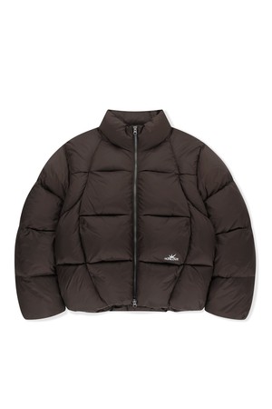 Toray Slice Down Jacket Brown_BROWN-a