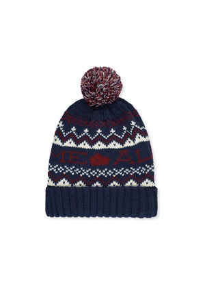 [HOME ALONe] Pom Beanie Navy_NAVY-a